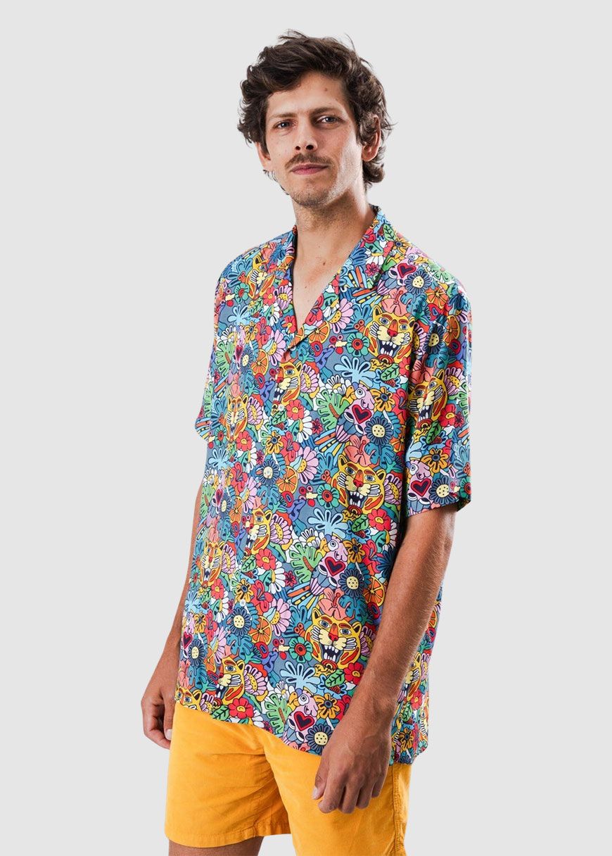 Asis Percales Tutti Frutti Aloha Shirt
