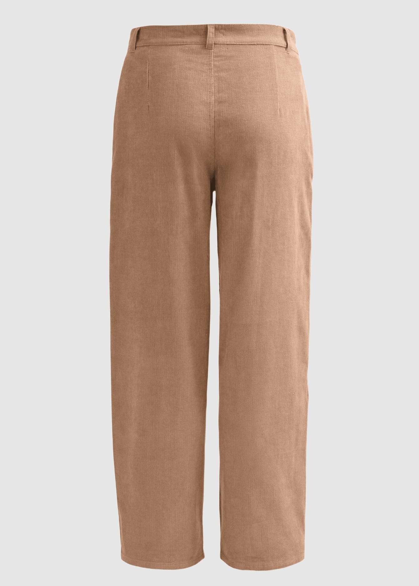 7/8 Barrel Kord-Hose Dunkelsand