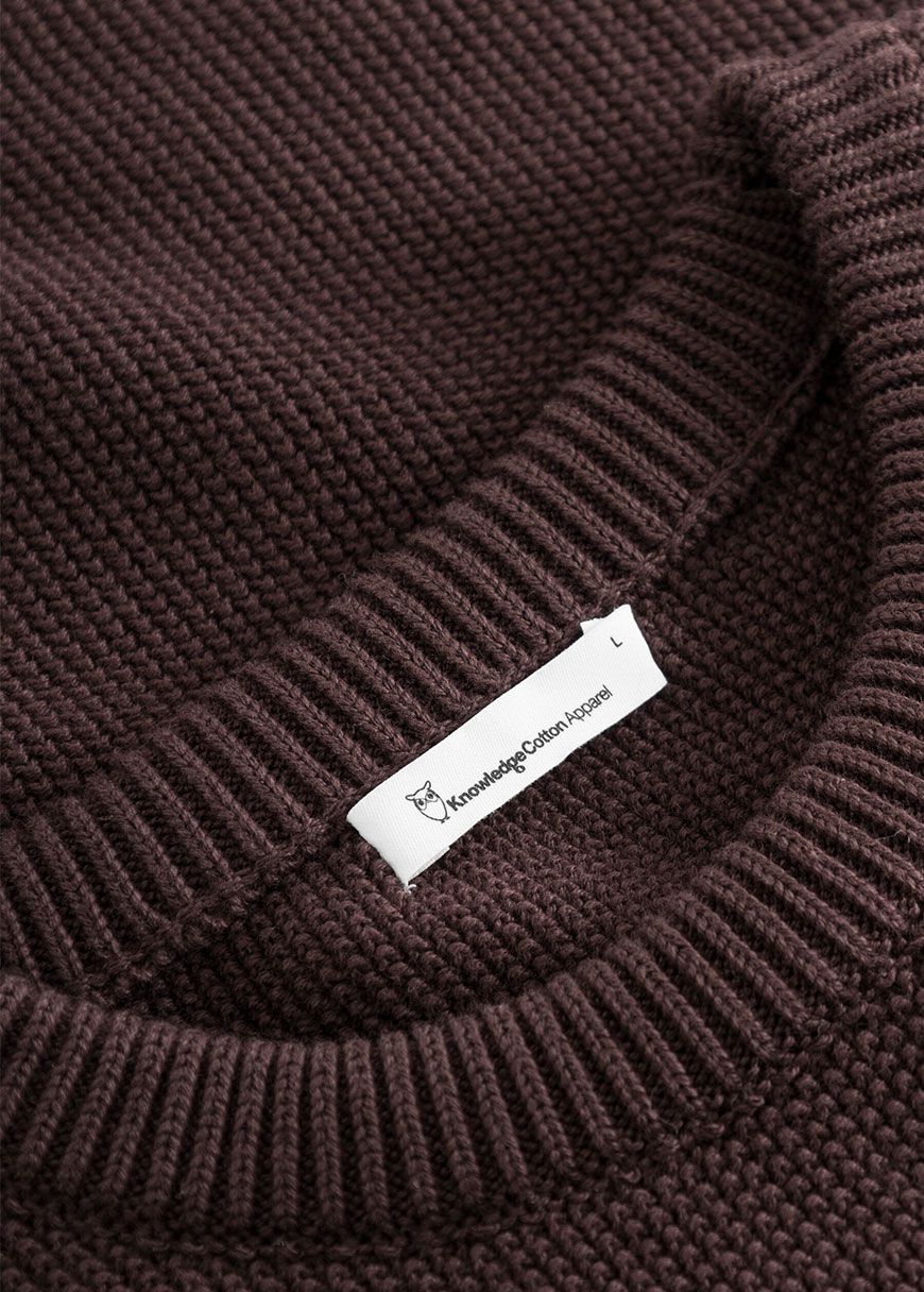 Pique Badge Knit O-Neck Pique Badge Knit O-Neck