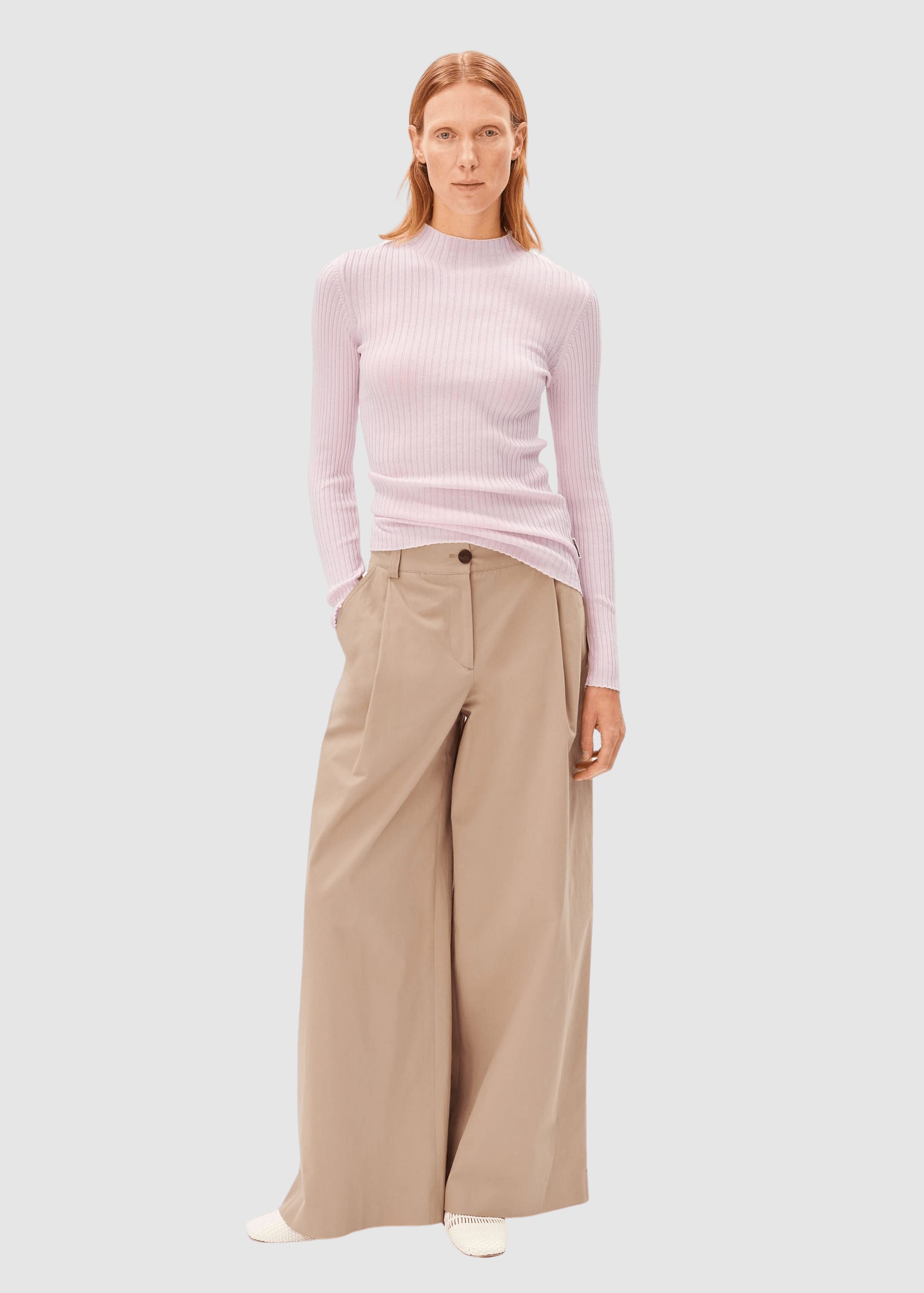 Alaania Knit Sweater Pink Mist