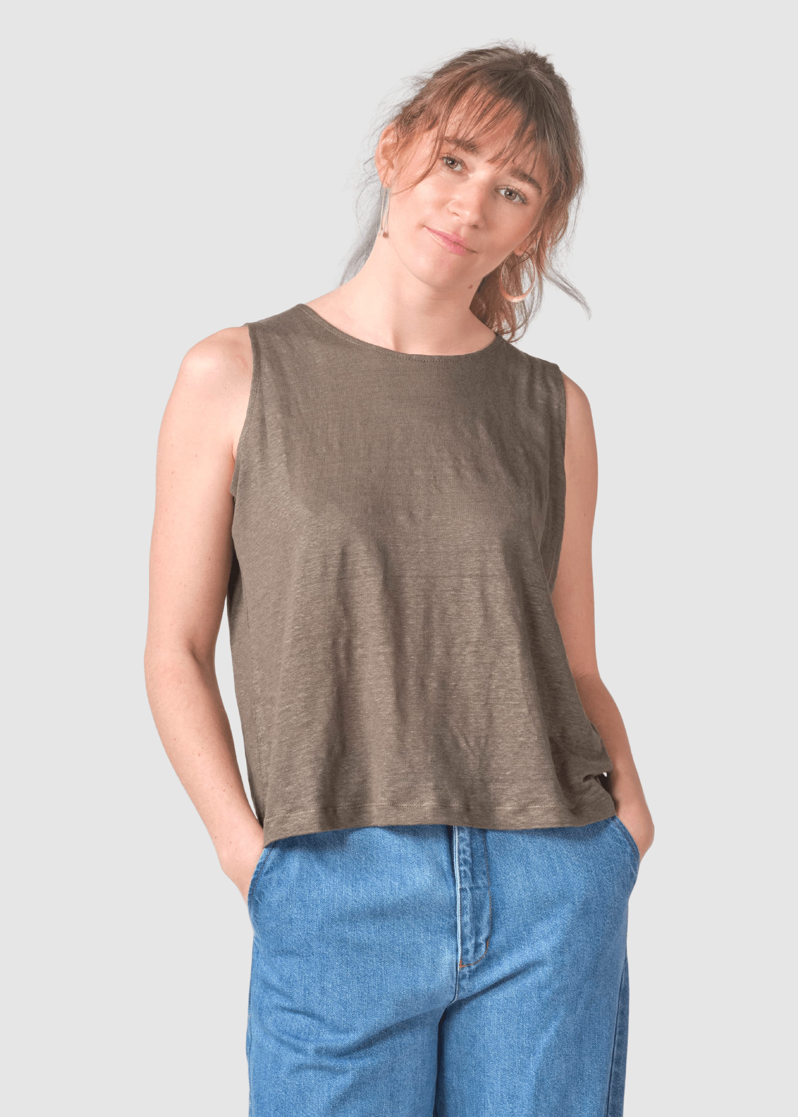 Dee Tank Top Taupe