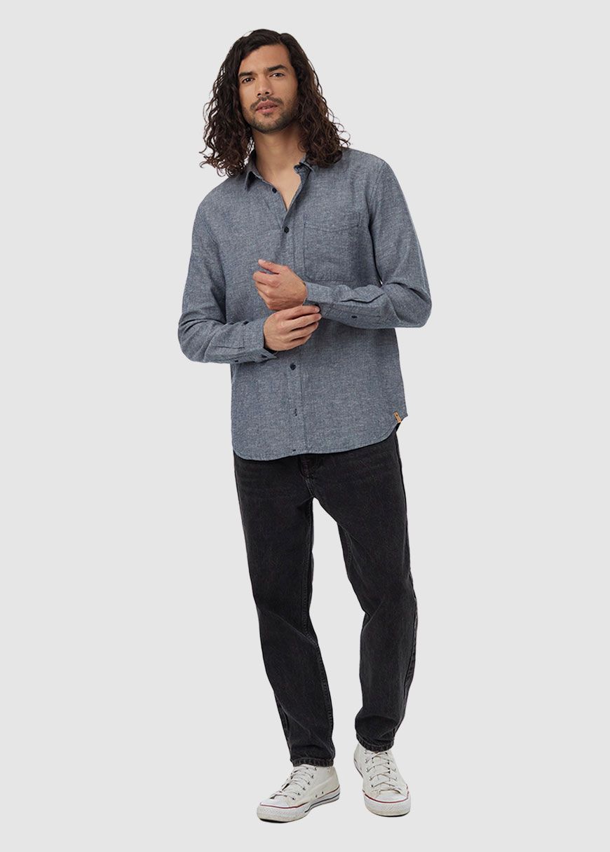 M Hemp Button Front Shirt