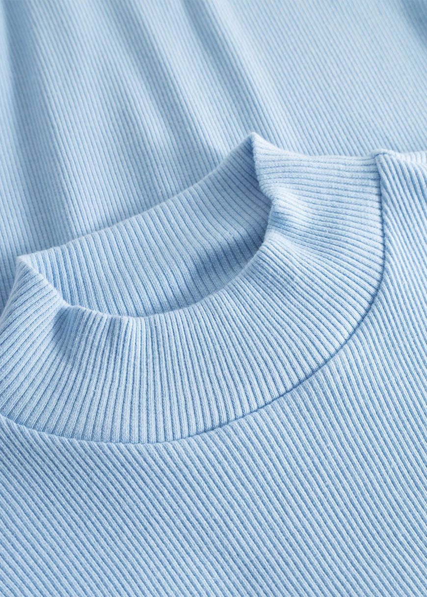 High Neck Rib Top High Neck Rib Top