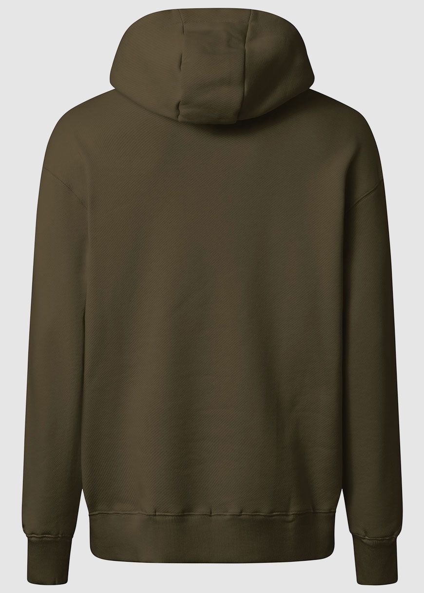 Loose Fit Hood Kangaroo Pocket Sweat