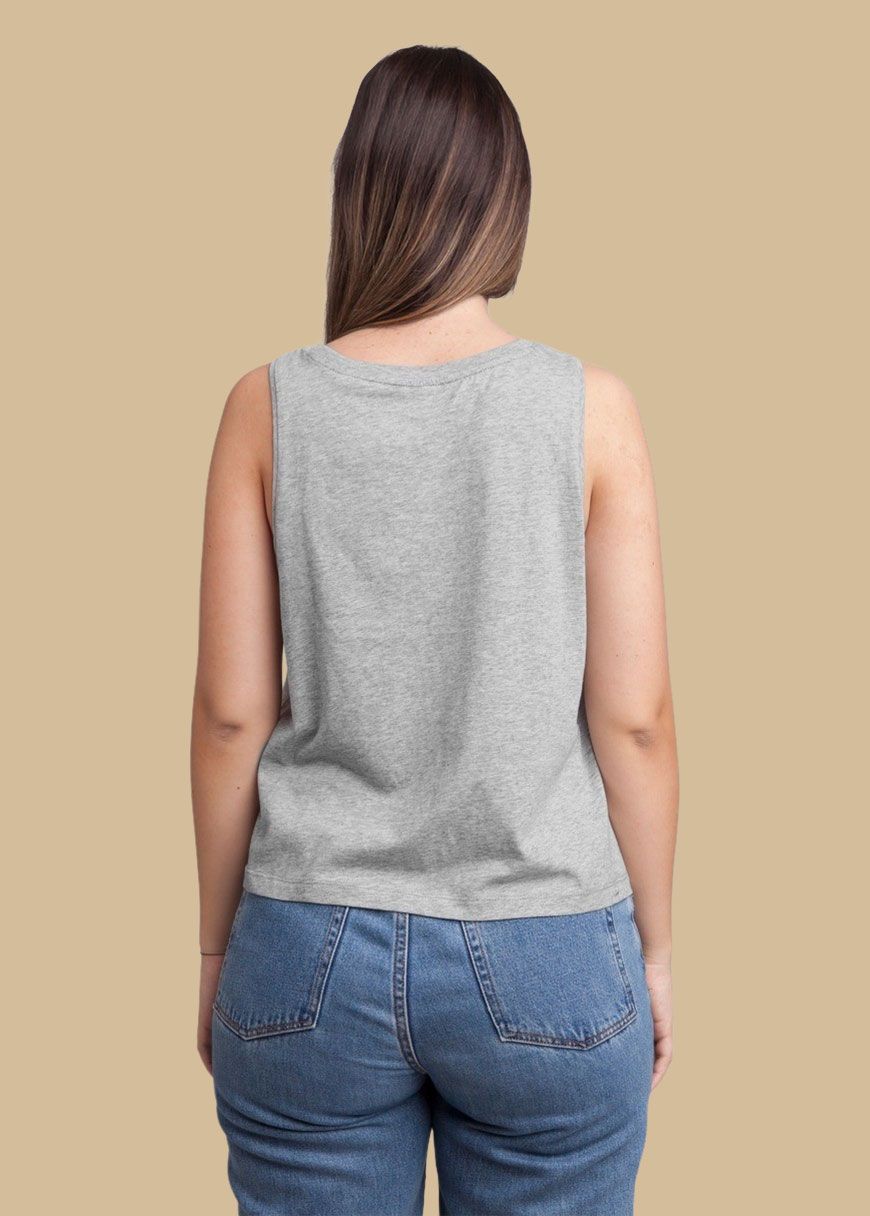 Cropped Oversized Tanktop Woman