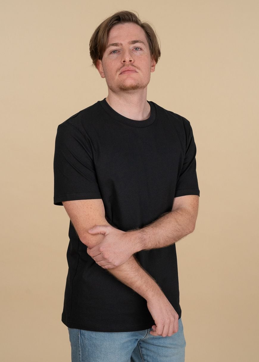 GXB-STTU169-BLACK-05.jpg Classic T-Shirt Man Black
