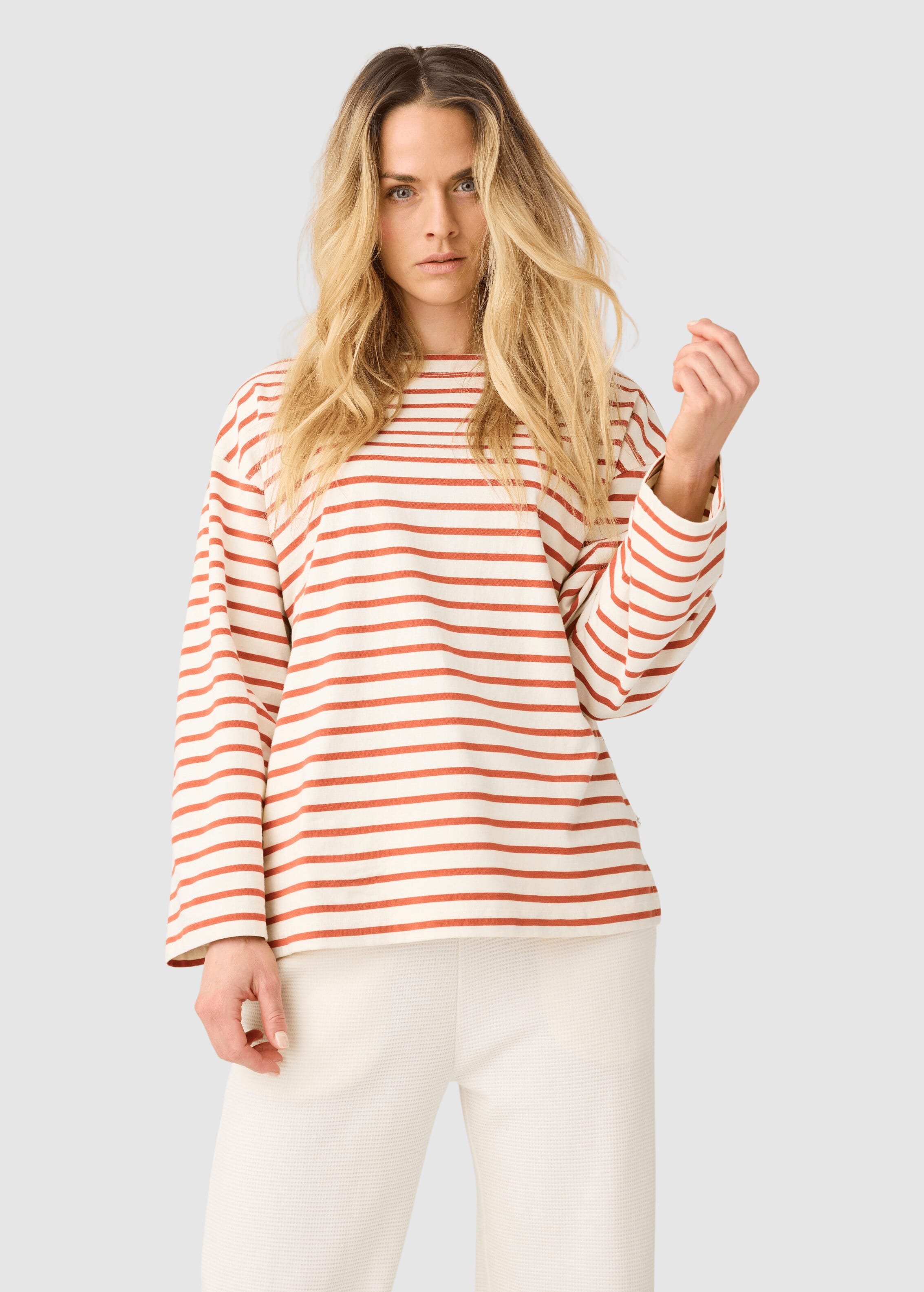 Stripe Long Sleeve T-Shirt Red Stripe Stripe Long Sleeve T-Shirt Red Stripe