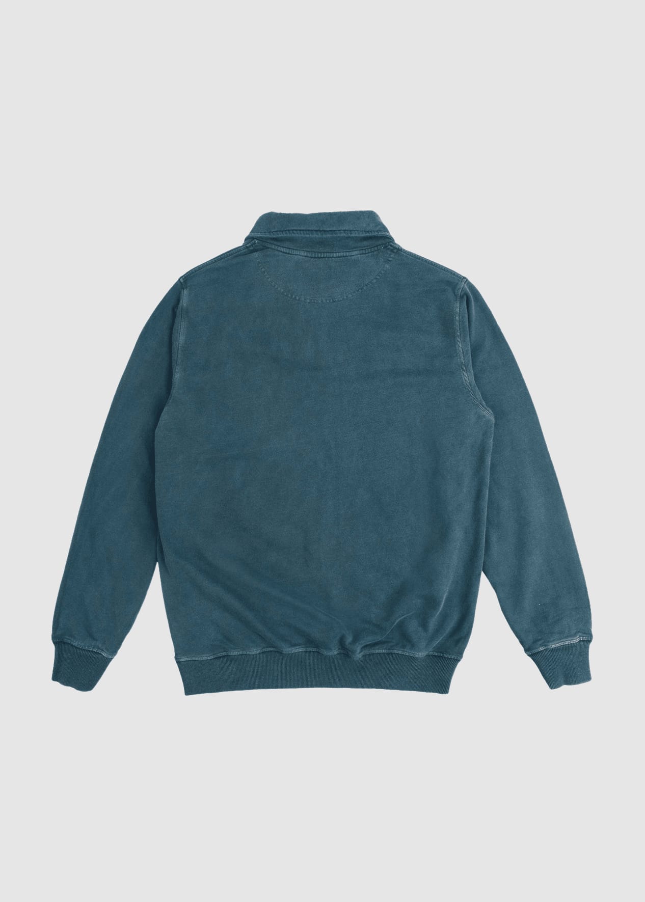 trendsplant-sauce-pigment-dyed-quarter-zip-sweater-elm-green-5.jpeg Sauce Pigment Dyed Quarter Zip Sweater Elm Green