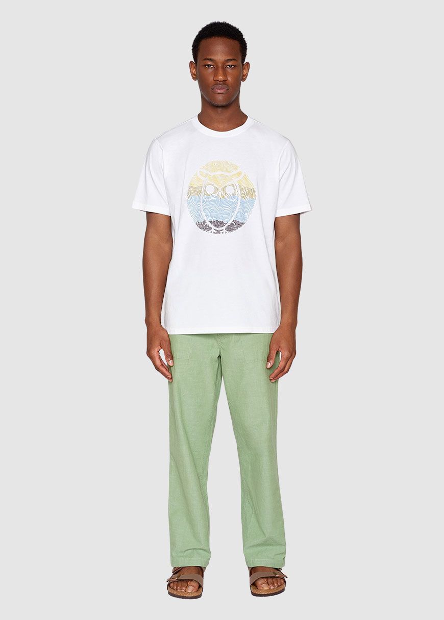 Regular Circled Owl Printed T-Shirt Regular Circled Owl Printed T-Shirt