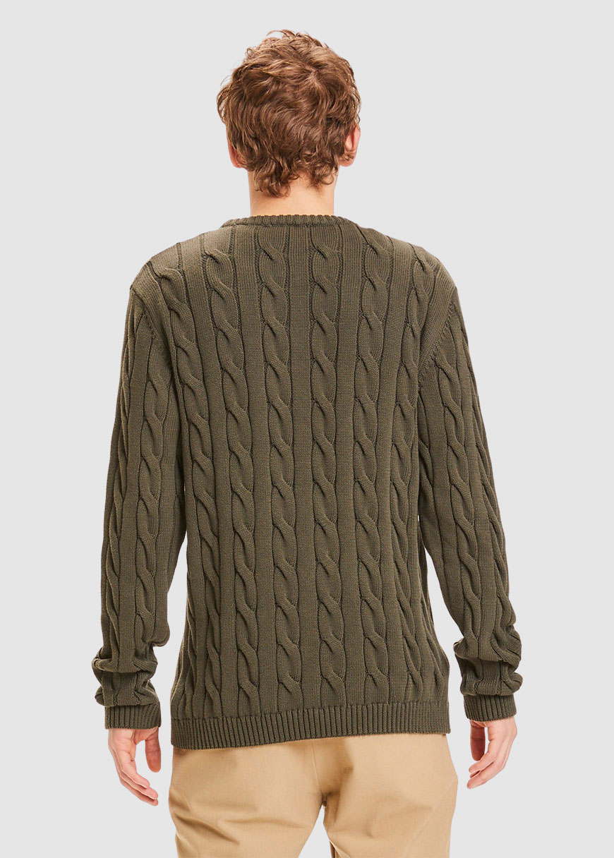 Field Cable Crew Neck Knit Field Cable Crew Neck Knit