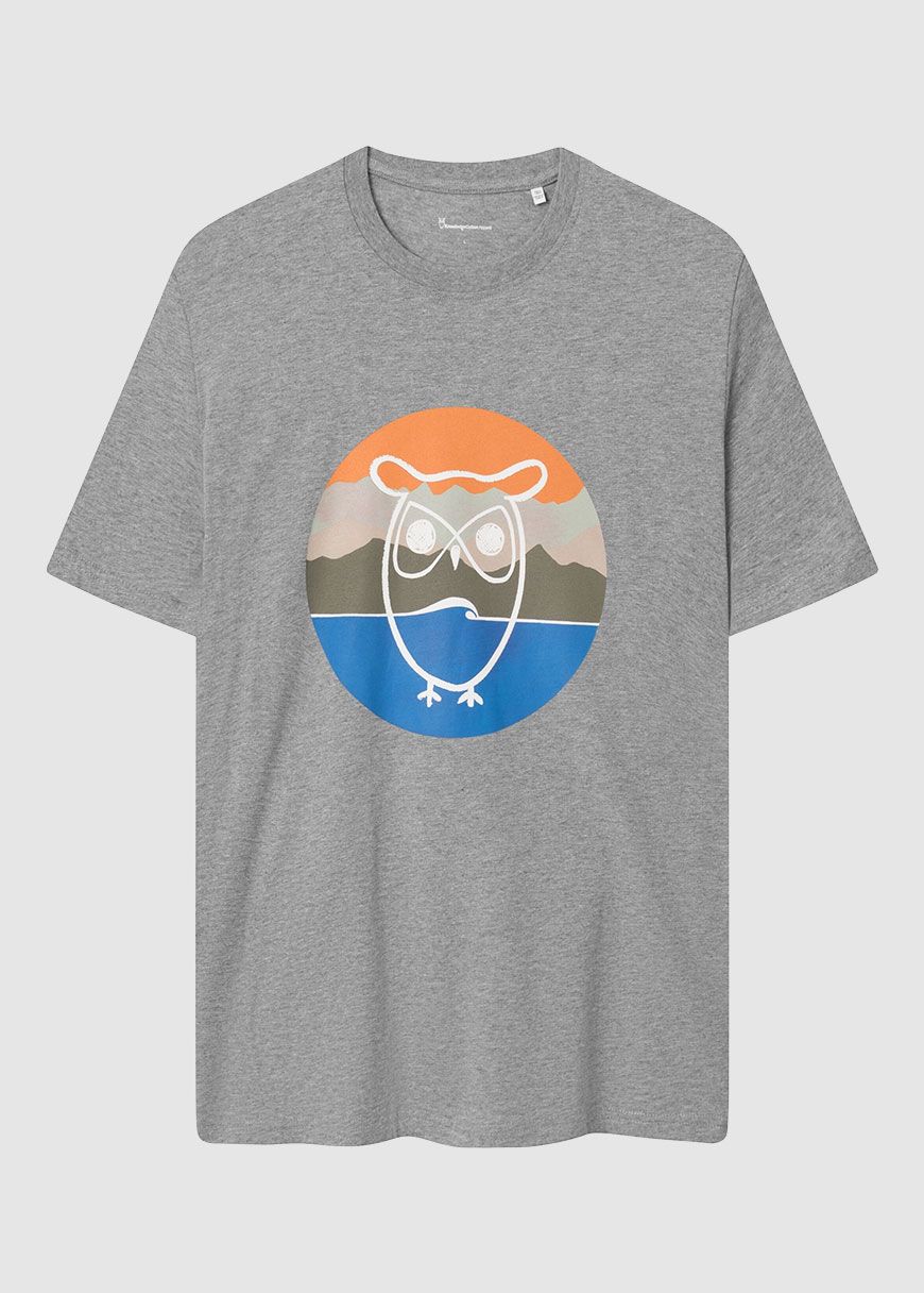 Regular Mountain Front Print T-Shirt Regular Mountain Front Print T-Shirt