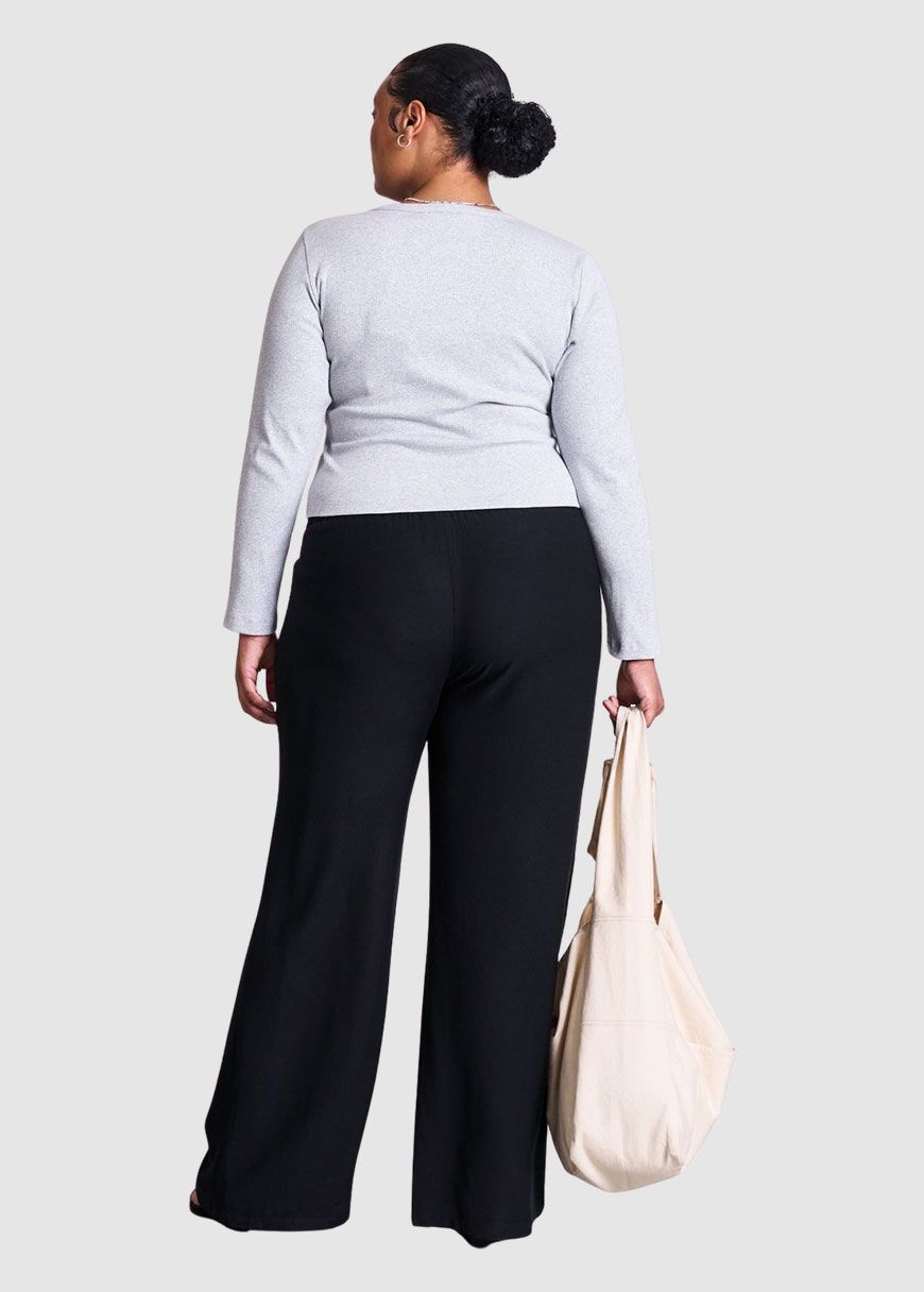 Mid Rise Loose Pants Strath