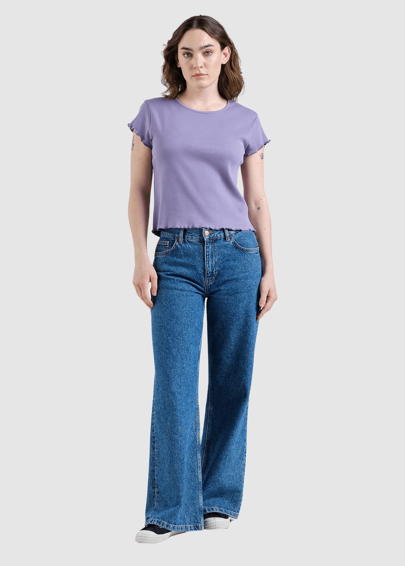 Rib Top Ven Haze Purple Rib Top Ven Haze Purple