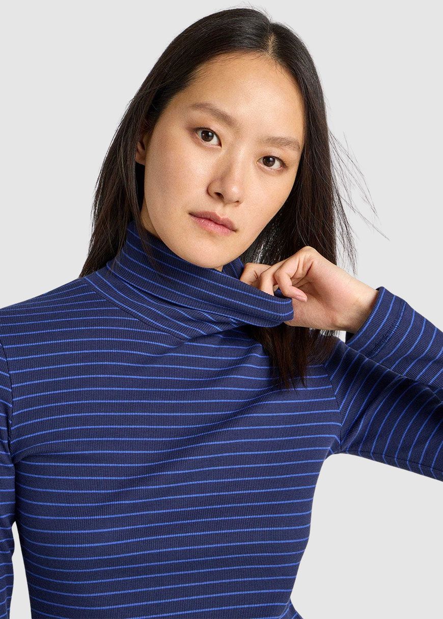 Streifen-Rollkragenshirt Streifen-Rollkragenshirt