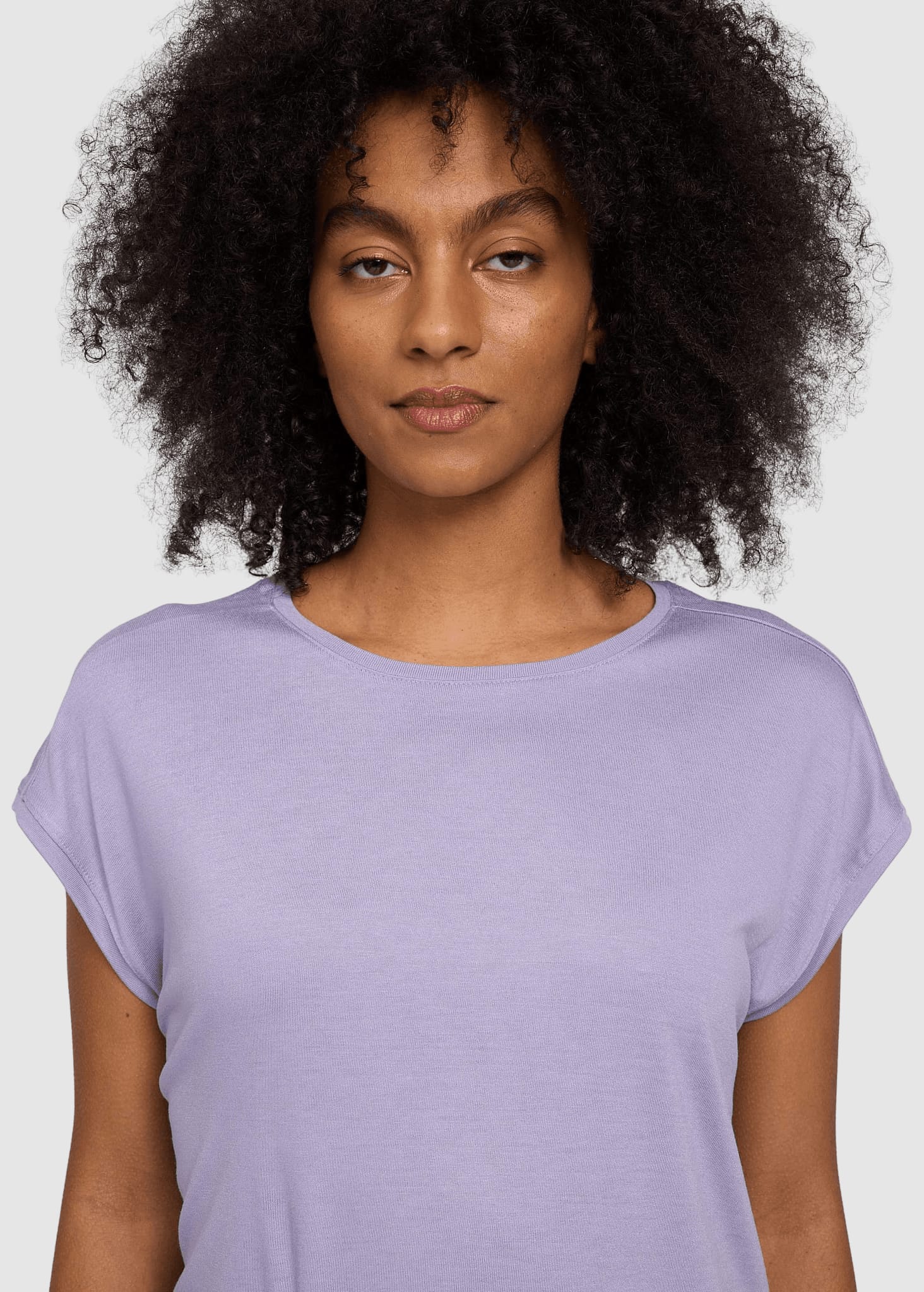 mazine-ecovero-viscose-cropped-t-shirt-faded-lavender-7.jpeg Ecovero Viscose Cropped T-Shirt Faded Lavender