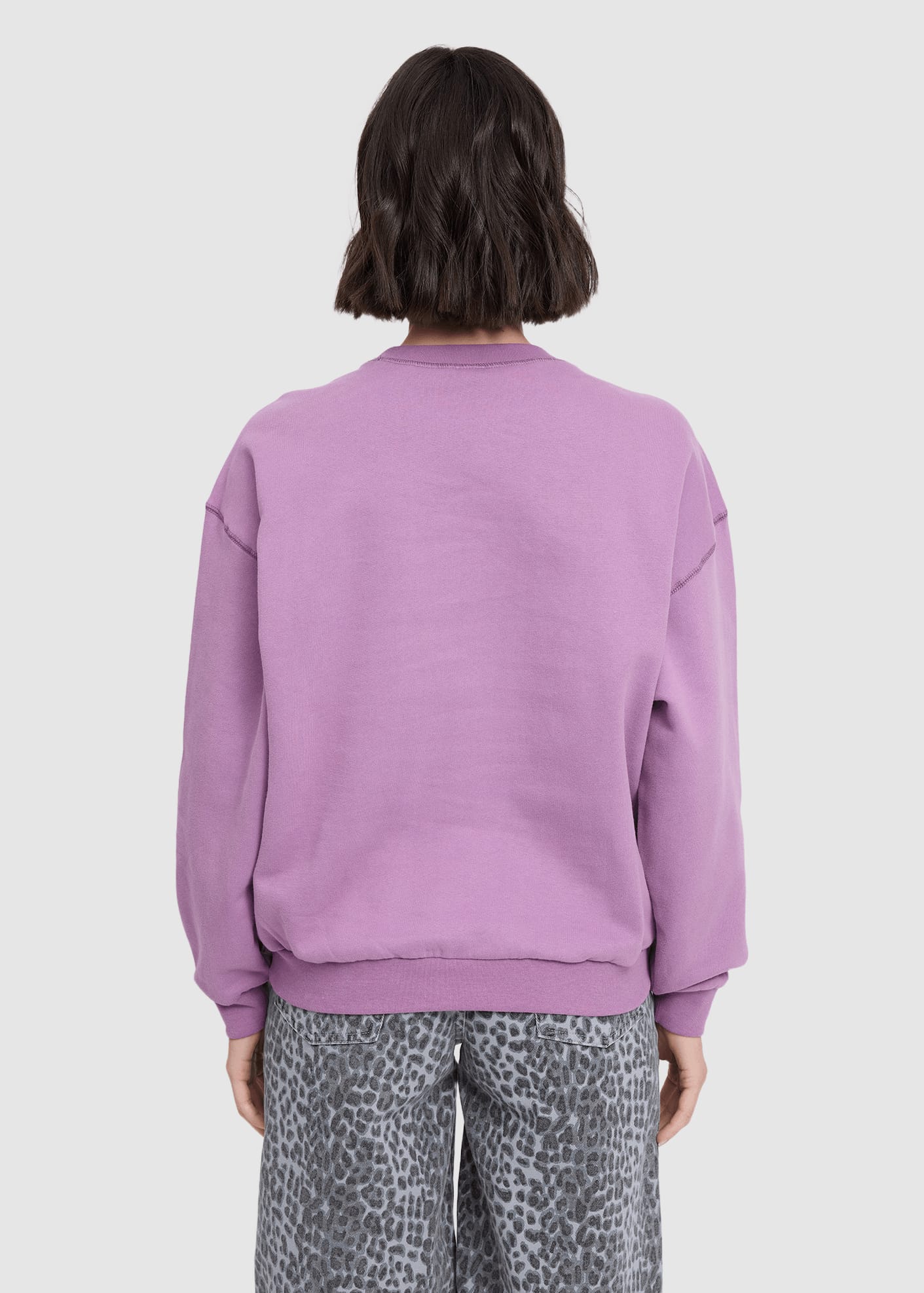 mazine-basic-sweatshirt-grape-pink-2.jpeg Basic Sweatshirt Grape Pink