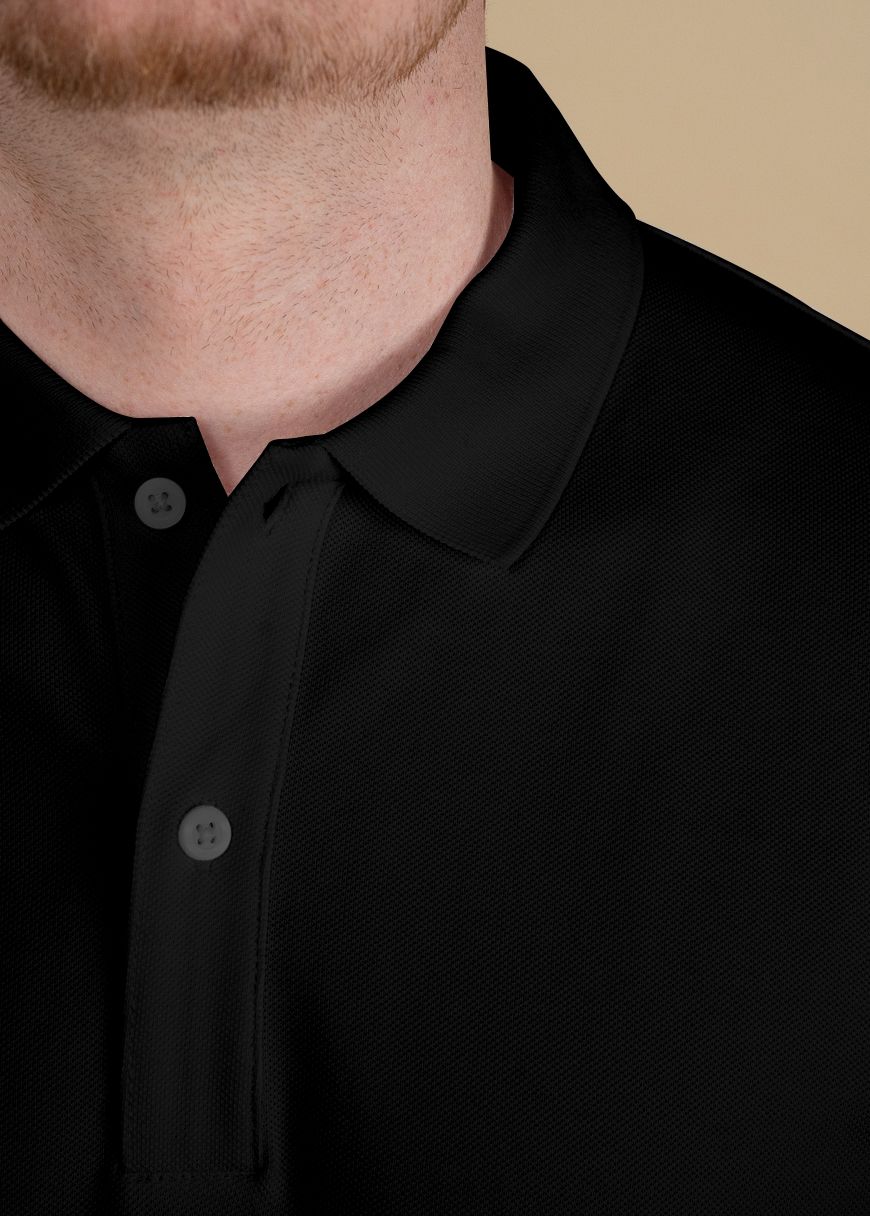 Classic Poloshirt Man Black