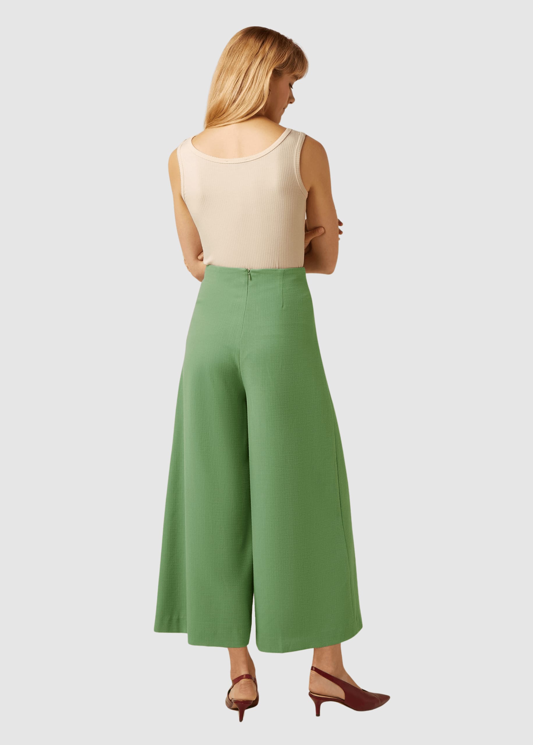 Brigitta Camisole Uni Rib Cream