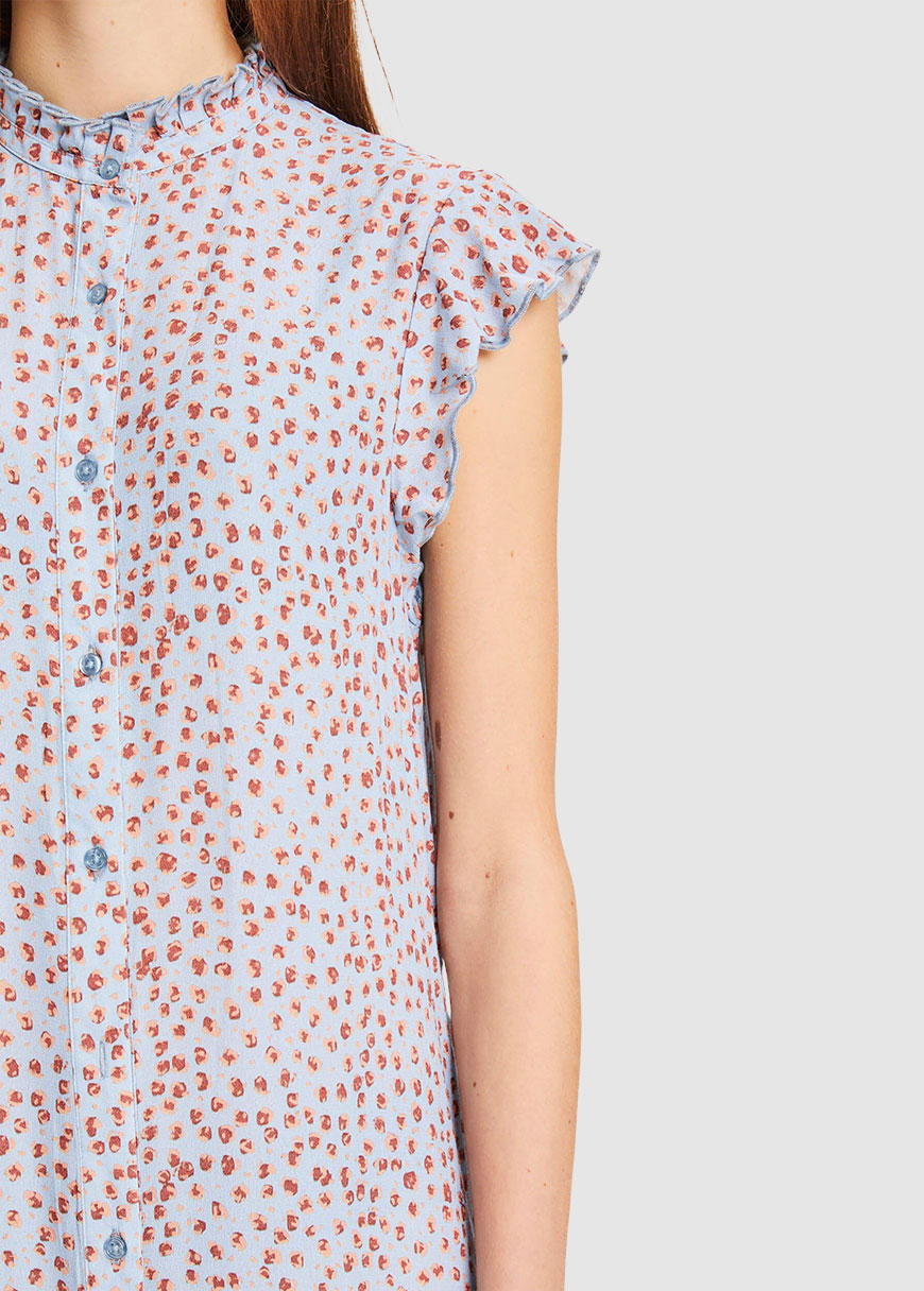 Fleur Flower Print Above The Knee Dress Fleur Flower Print Above The Knee Dress