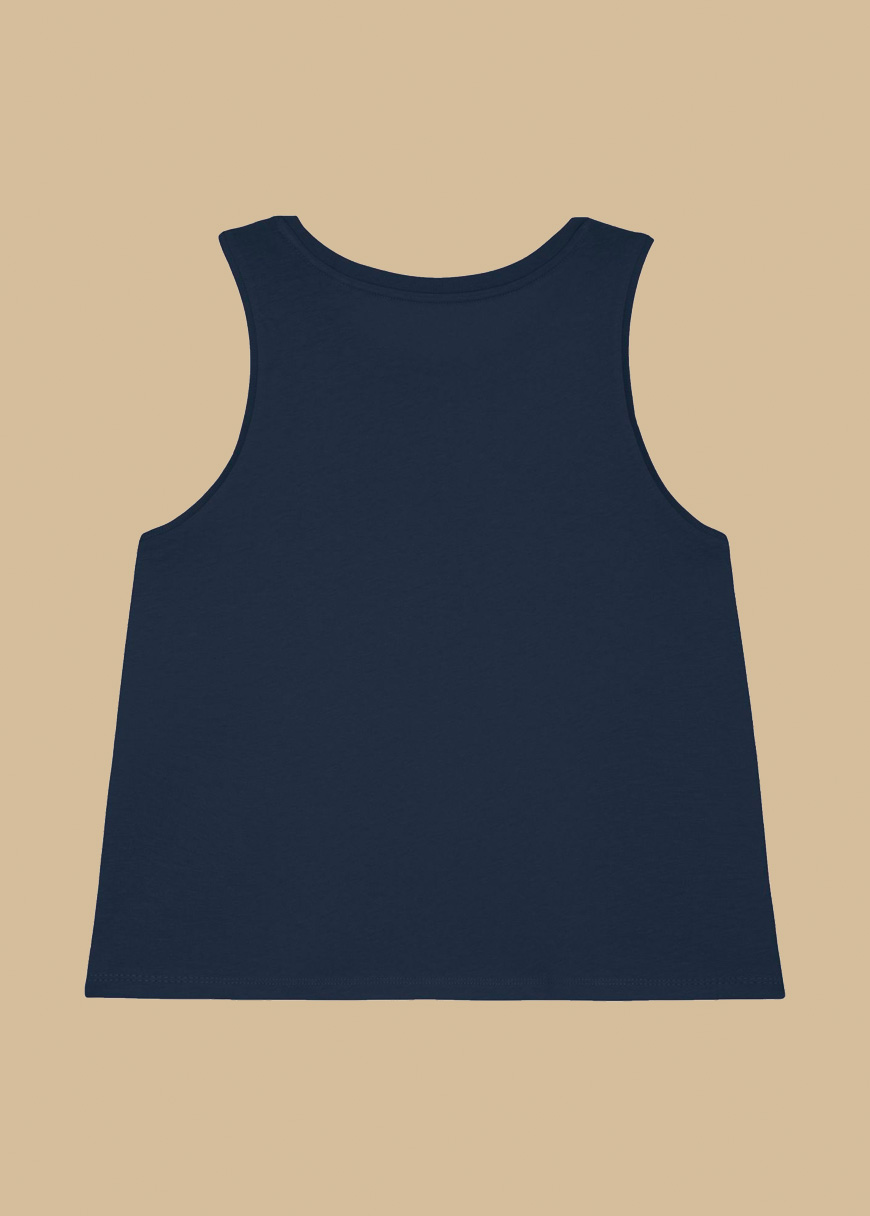 Cropped Oversized Tanktop Woman Cropped Oversized Tanktop Woman