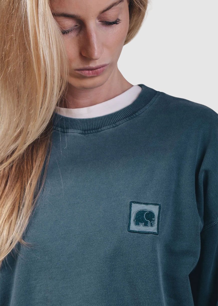 Women's Espliego Pigment Oversized Sweater