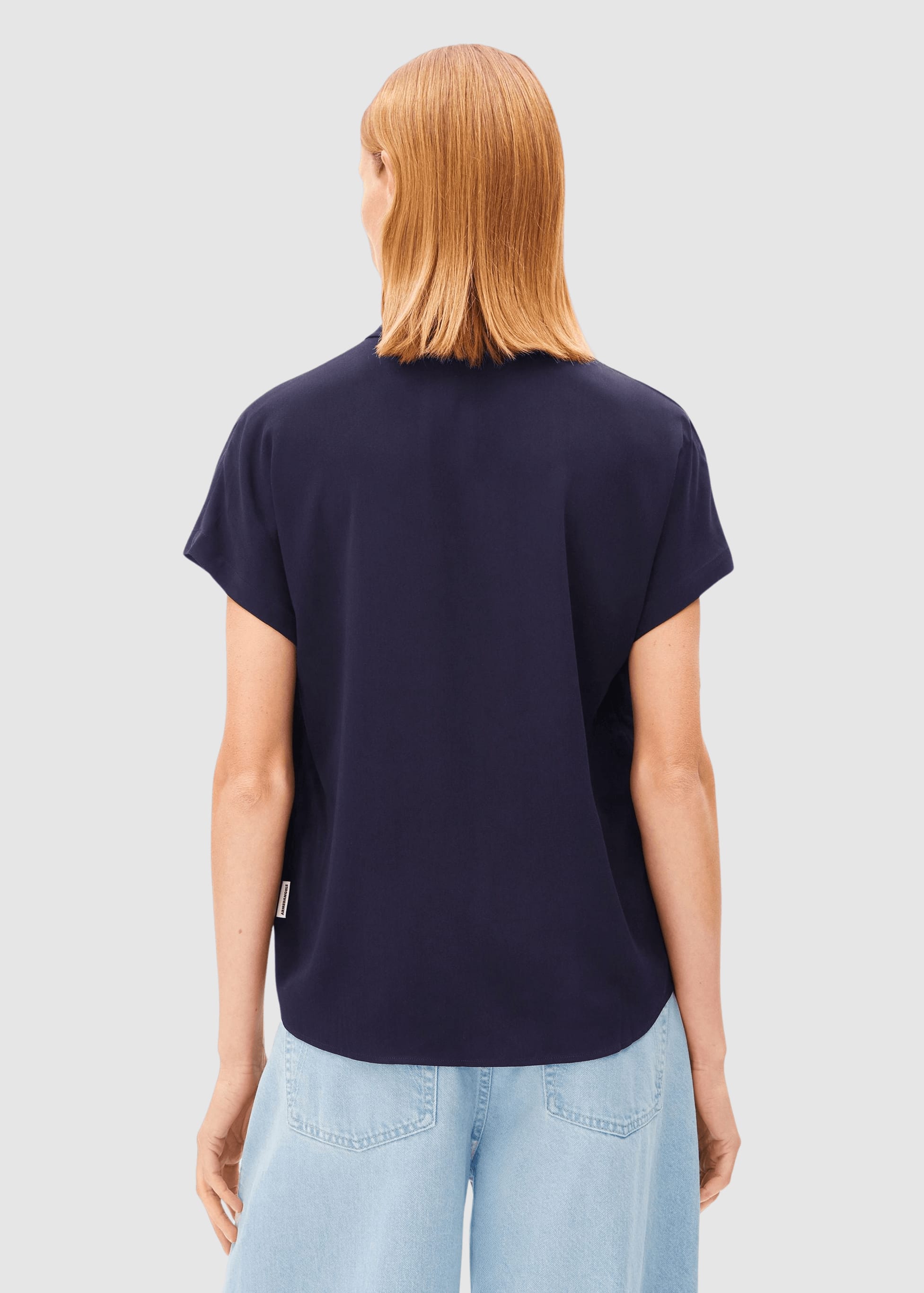 Larisaana Blouse Tinted Navy Larisaana Blouse Tinted Navy