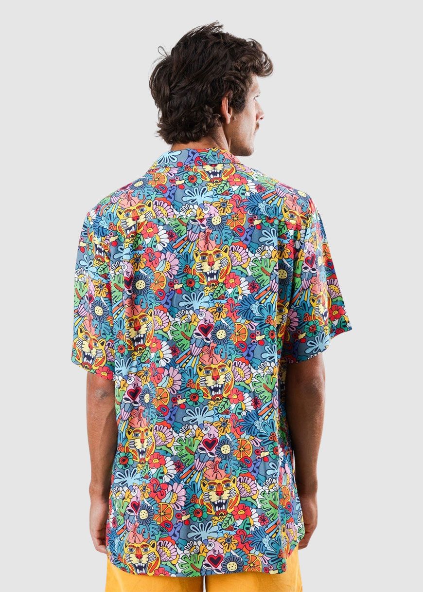 Asis Percales Tutti Frutti Aloha Shirt