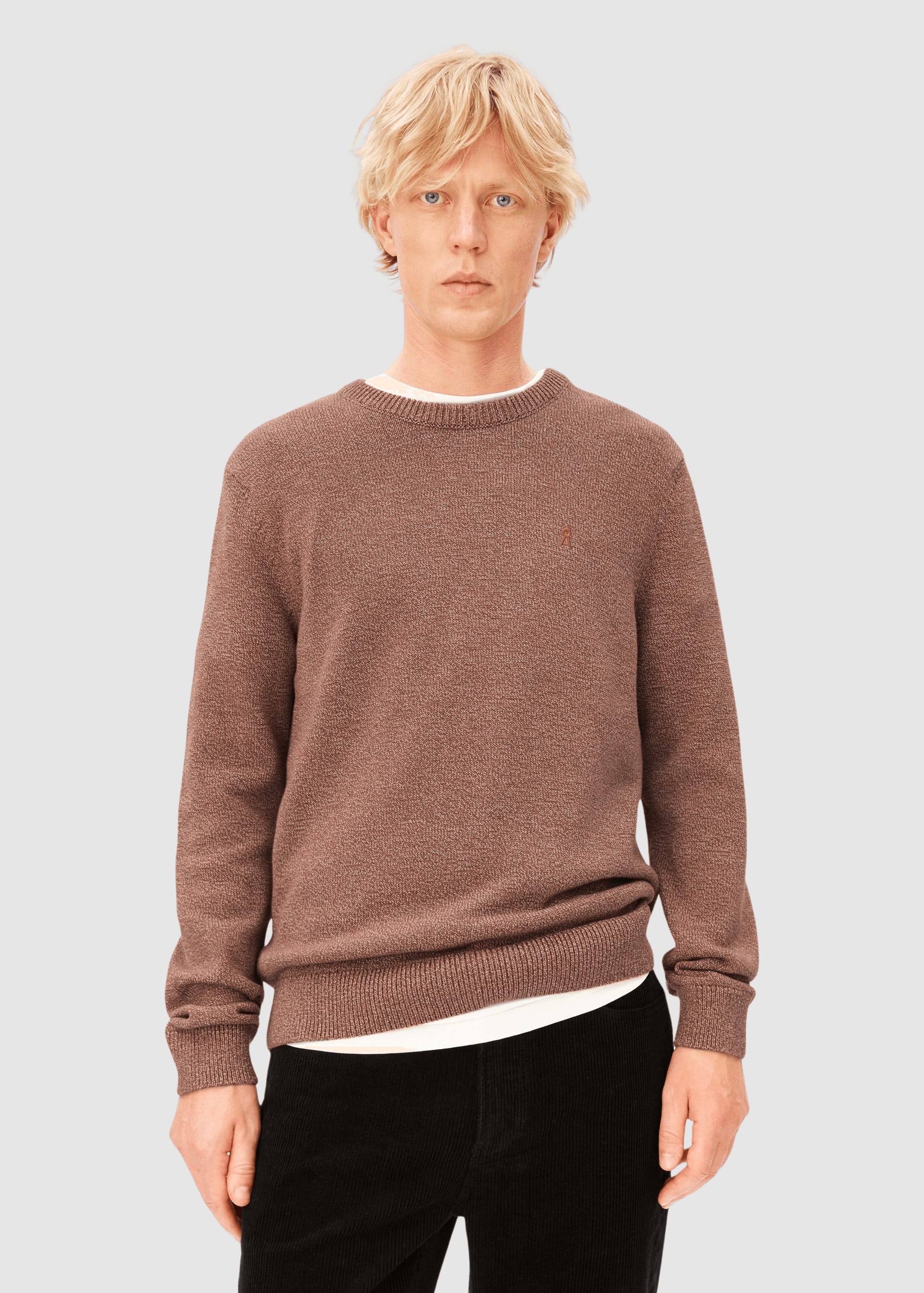 armedangels-alvaario-knit-sweater-earthshade-dark-earth-oatmilk-1.jpeg Alvaario Knit Sweater Earthshade Dark Earth Oatmilk