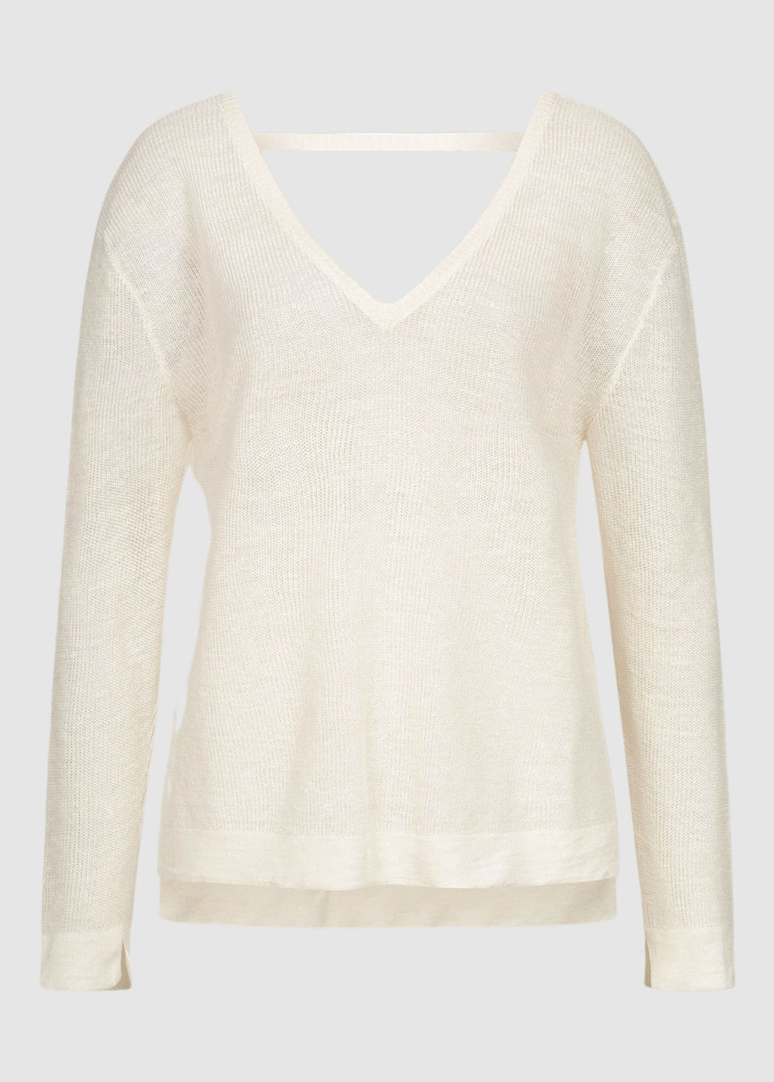 Pullover mit V-Ausschnitt Pullover mit V-Ausschnitt