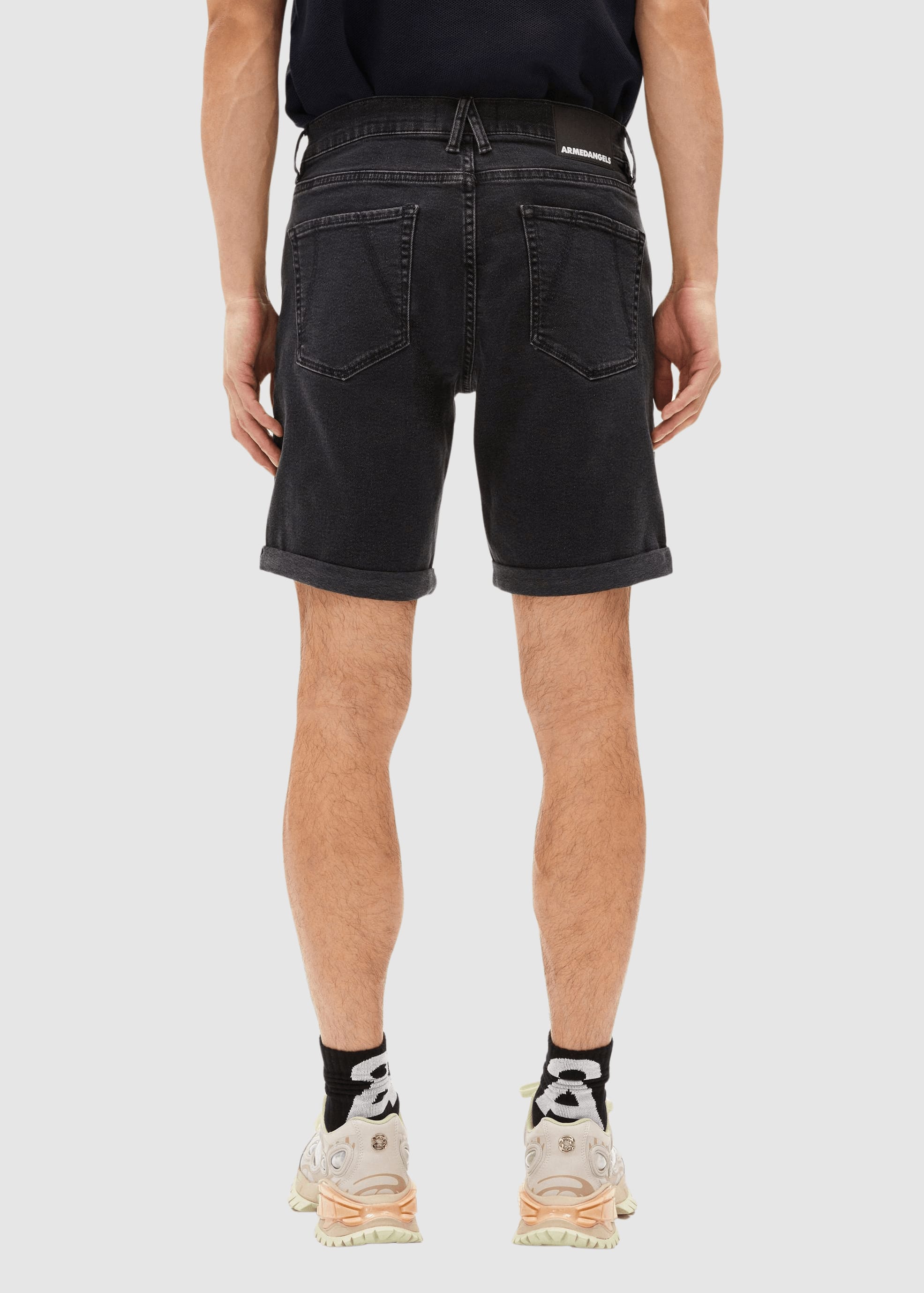 Naailo Denim Short Black Washed Authentic