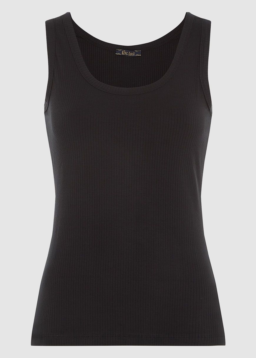 Brigitta Top Uni Rib Brigitta Top Uni Rib