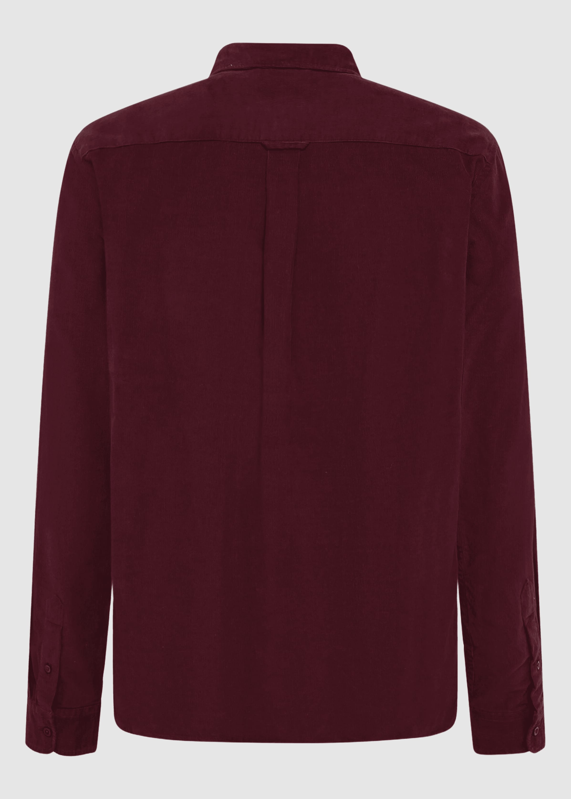 knowledge-cotton-apparel-dune-regular-corduroy-shirt-burgundy-2.jpeg Dune Regular Corduroy Shirt Burgundy