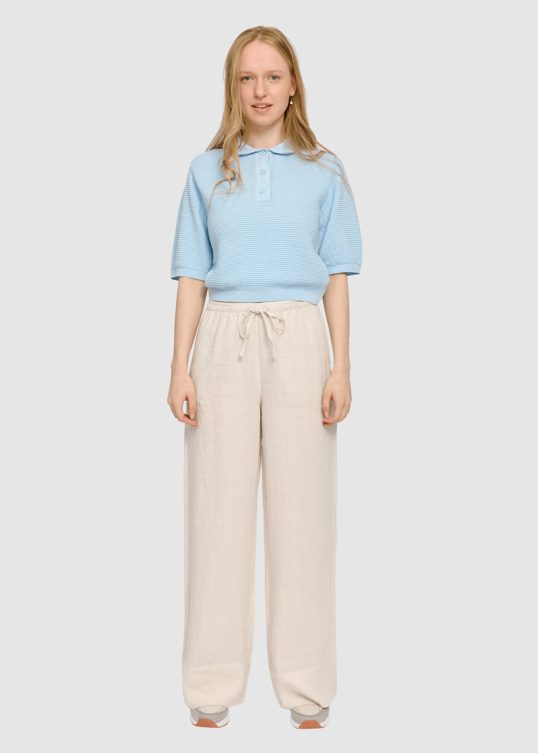 Knit Polo Dream Blue Knit Polo Dream Blue