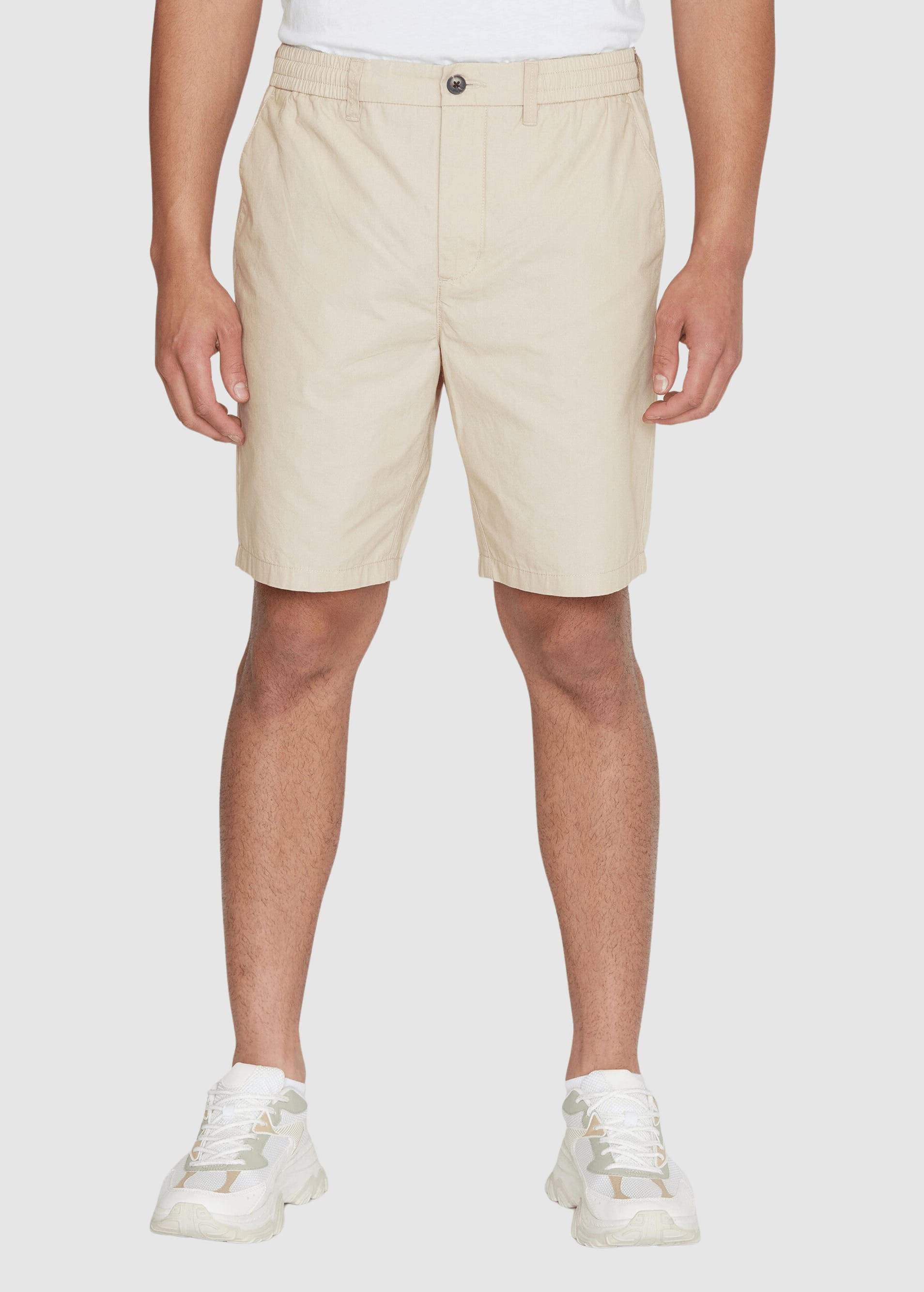Fig Comfort Poplin Shorts Light Feather Gray