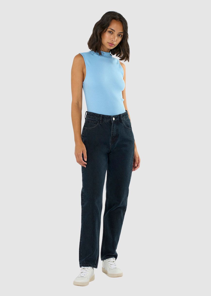 High Neck Rib Top High Neck Rib Top