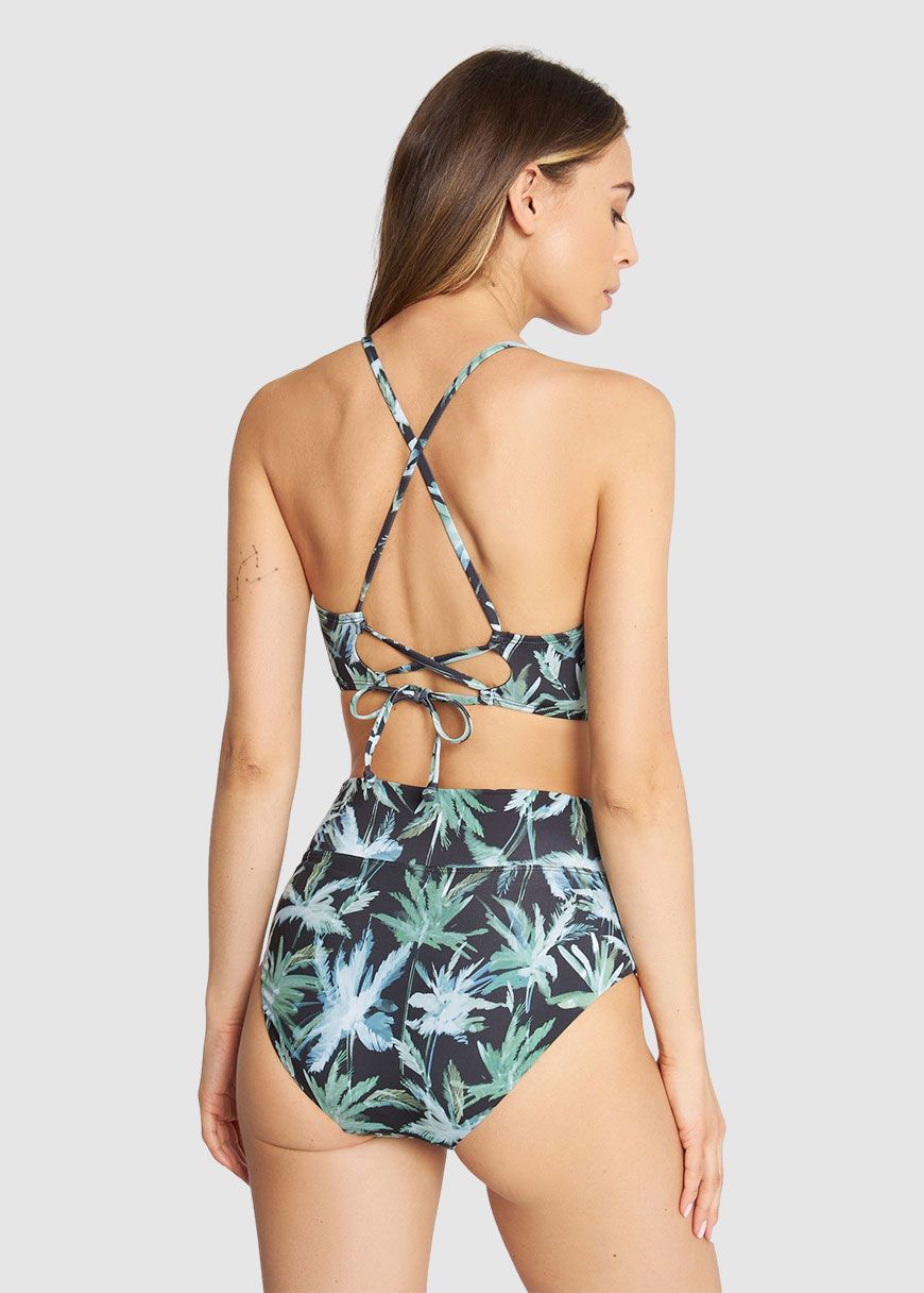 Bikini Top Alva Painted Palmtrees Bikini Top Alva Painted Palmtrees