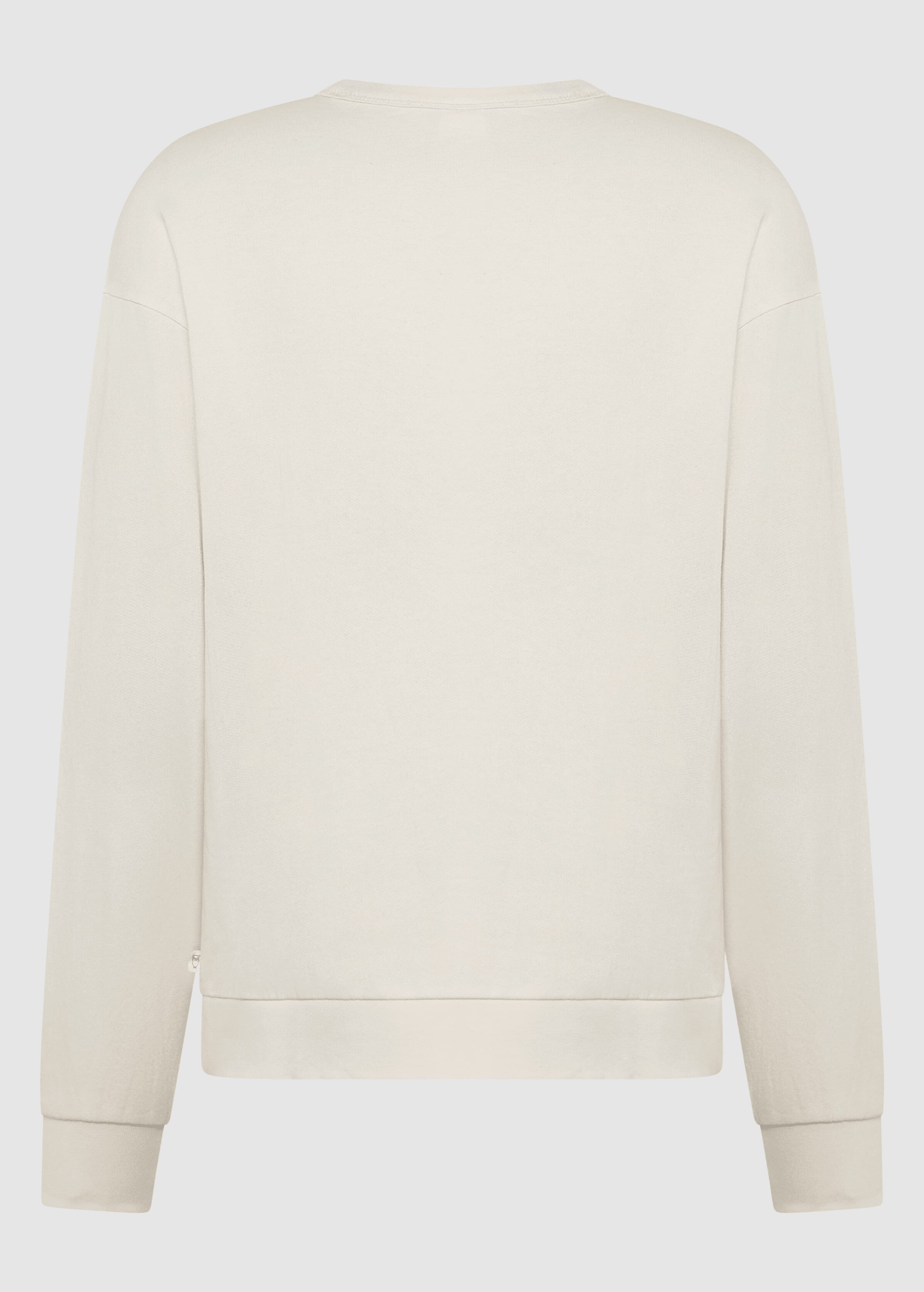 Relaxed Printed Crew Neck Egret Relaxed Printed Crew Neck Egret