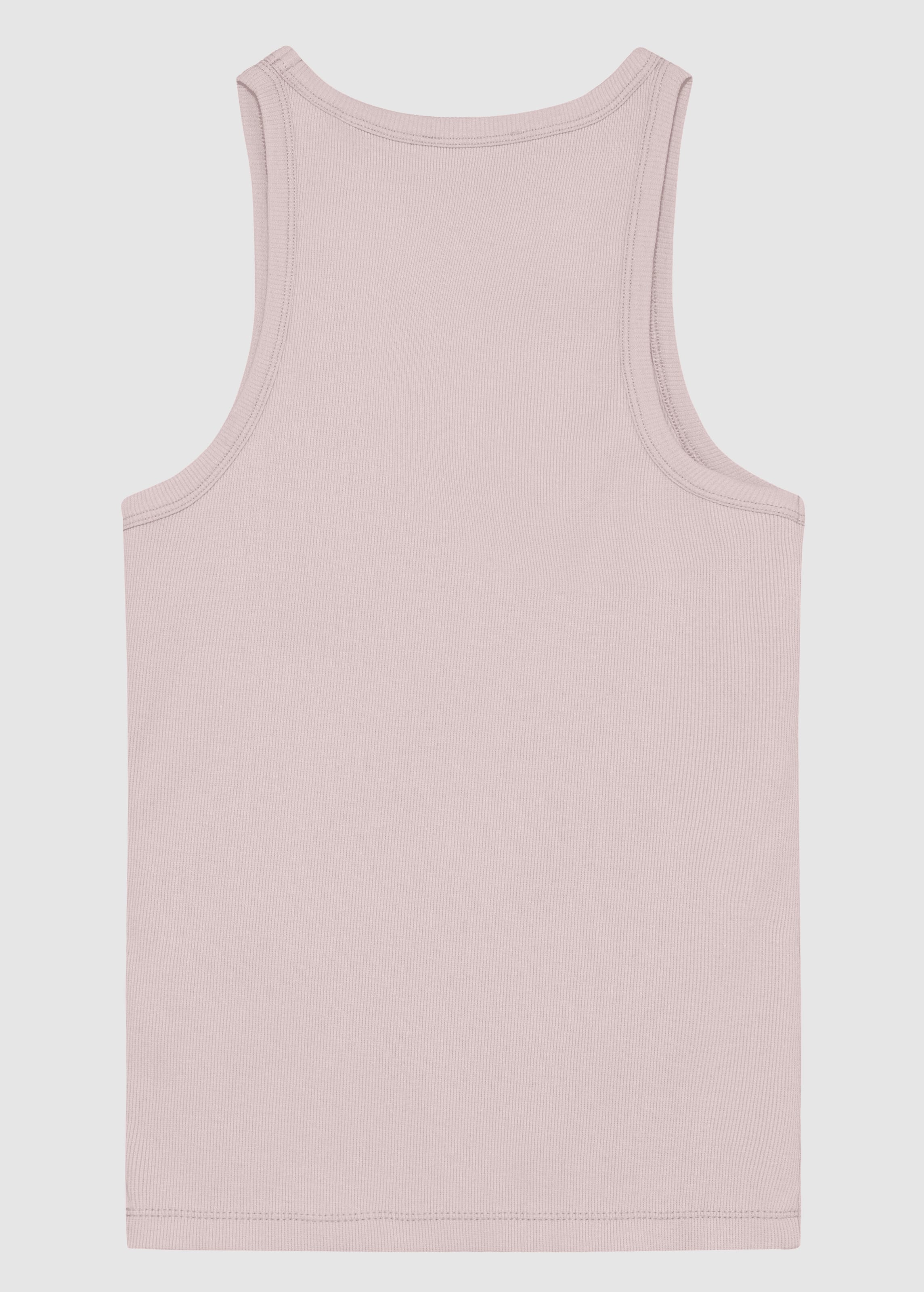 Rib Racer Top Pale Lilac Rib Racer Top Pale Lilac