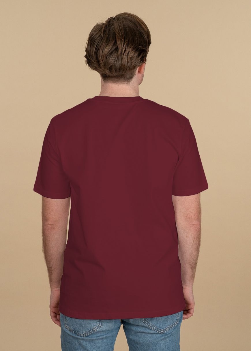 Burgundy_SA_76411_cae358268d.jpg Classic T-Shirt Man Burgundy