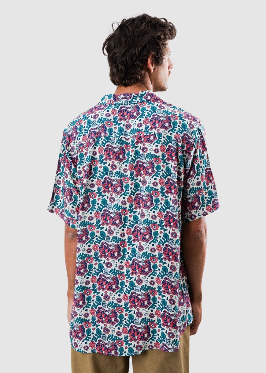 Asis Percales Tigris Aloha Shirt