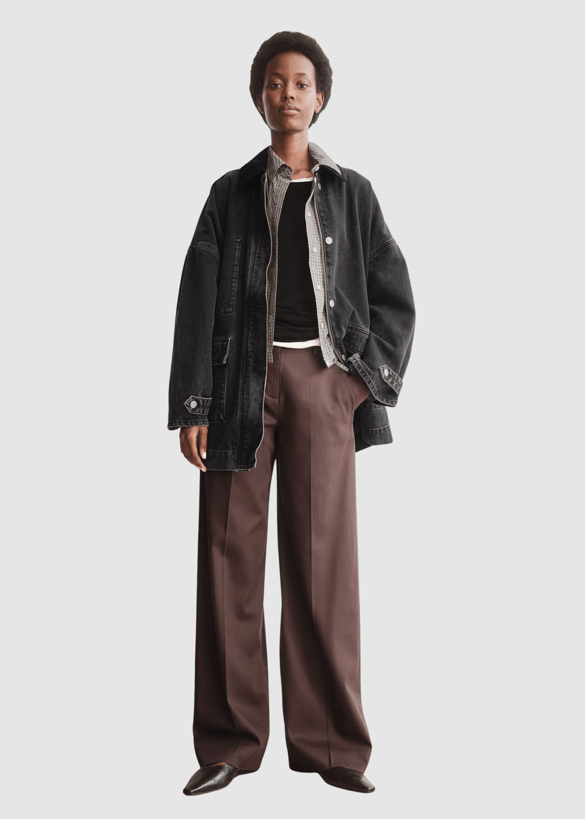 Leandraa Pant Claystone