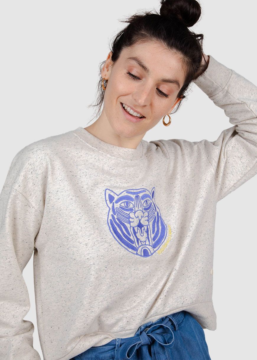 Tiger Rounded Sweatshirt Tiger Rounded Sweatshirt