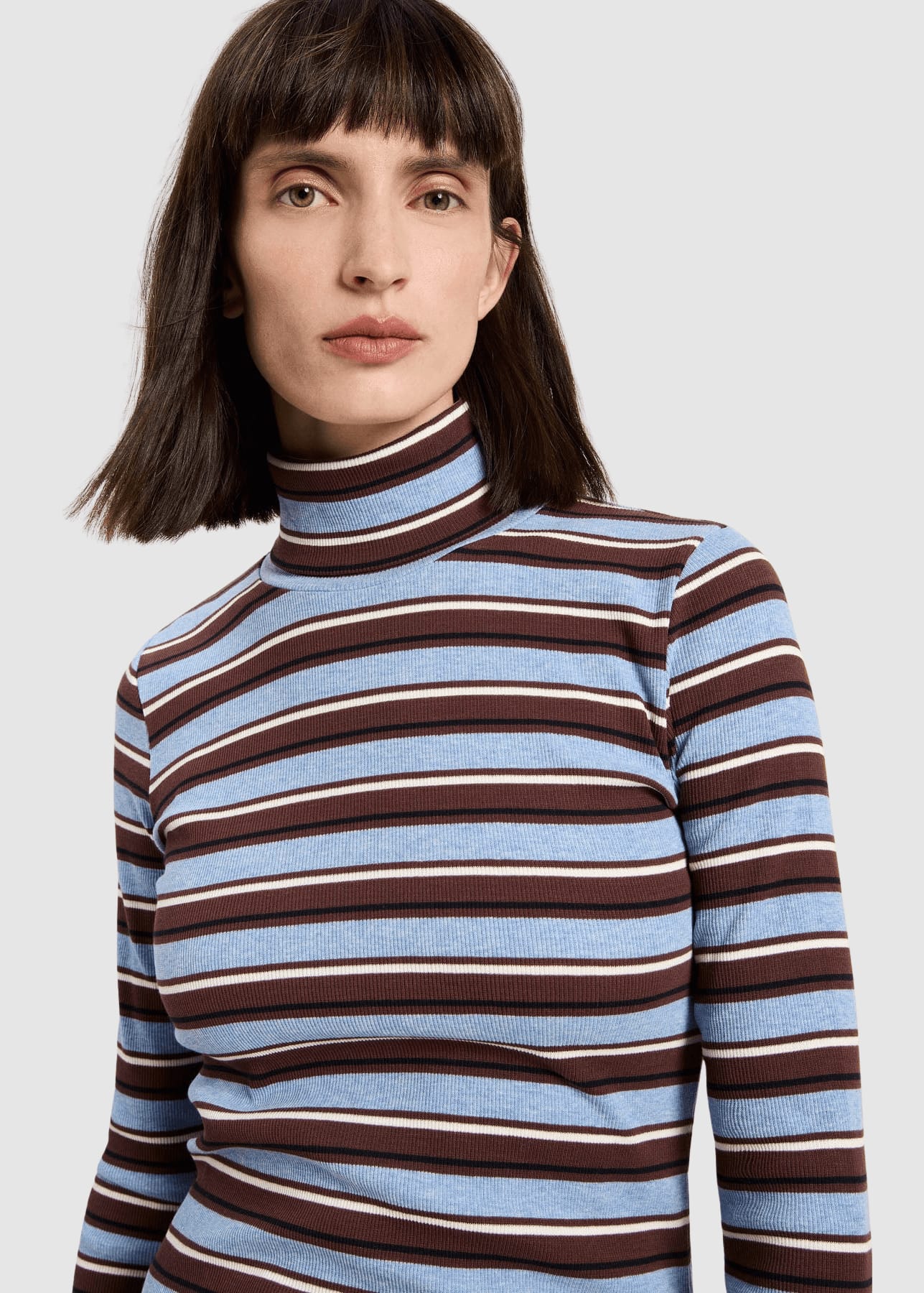 Rollkragenshirt Chocolate Multicolour