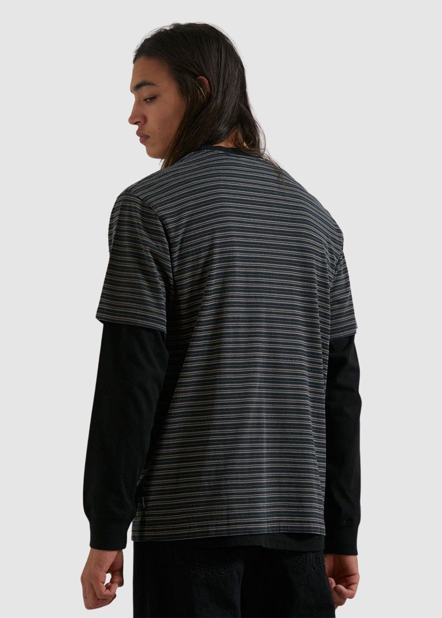 Ender Recycled Stripe Retro Fit Tee Ender Recycled Stripe Retro Fit Tee