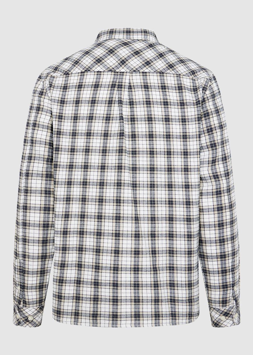 knowledge_cotton_apparel_checked_flannel_shirt_AW_25_KCA_1090150_7021_Blue_Check_2_97e0ba113c Checked Flannel Shirt