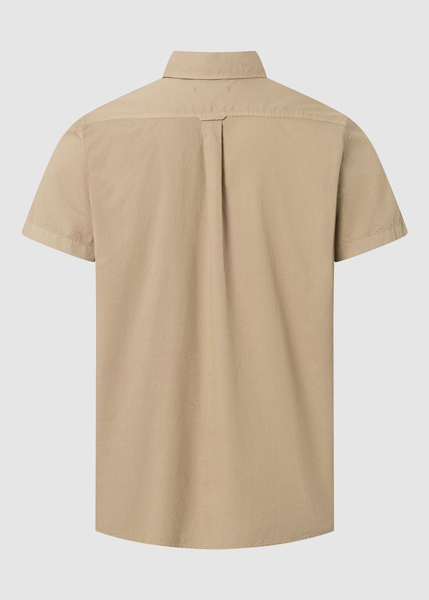 Costume Fit Cord Look Short Sleeve Shirt Costume Fit Cord Look Short Sleeve Shirt