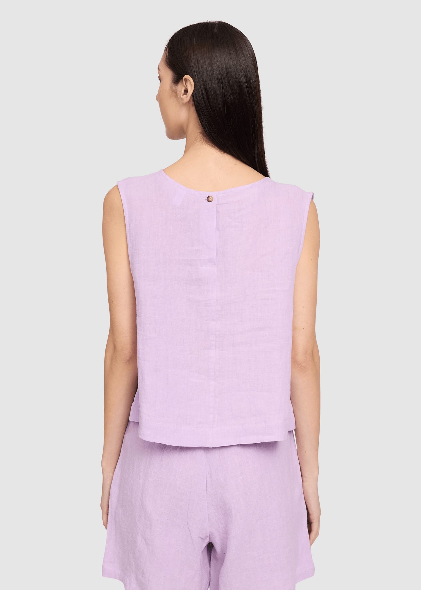 Linen Top Bright Lavender