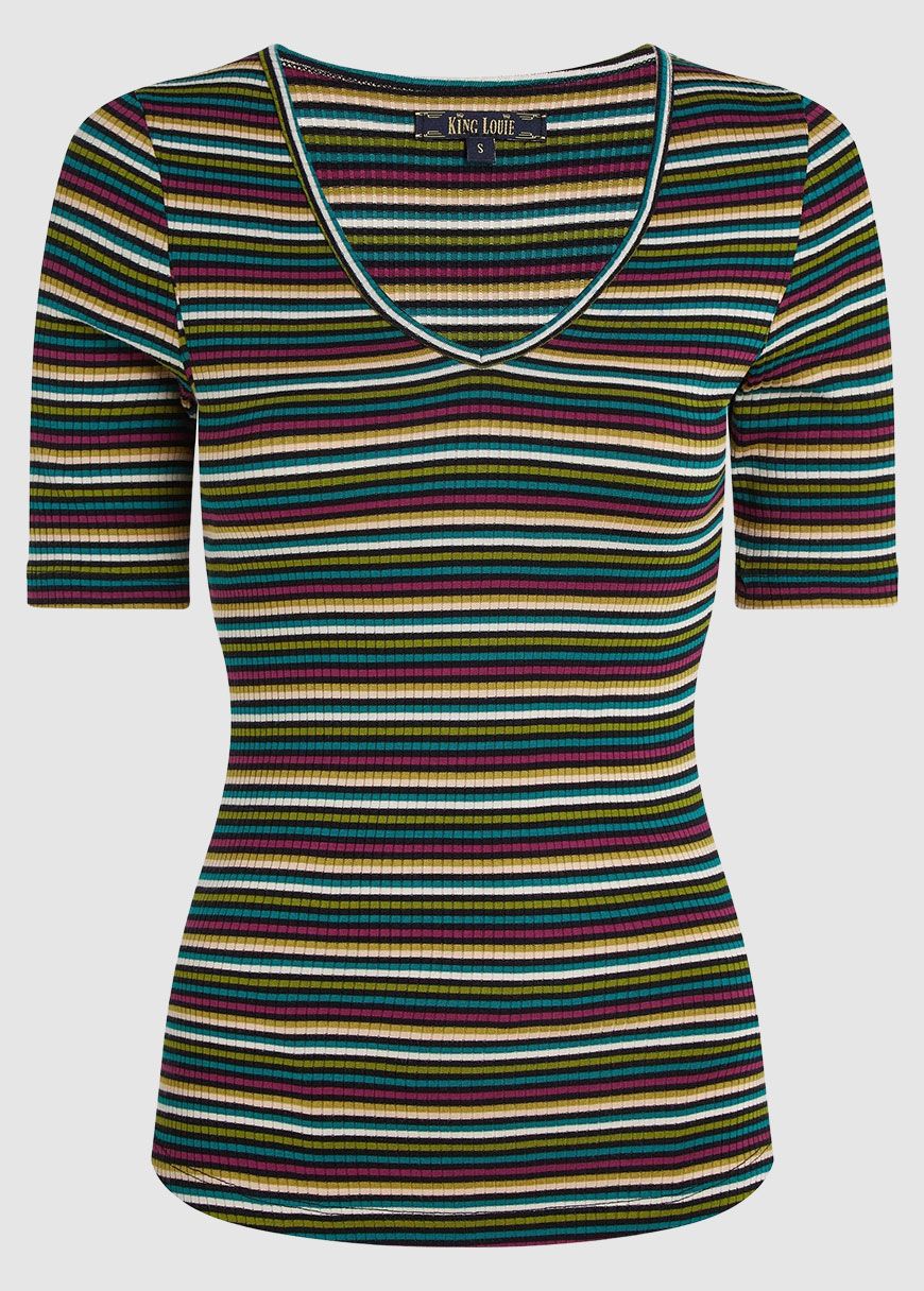 Carice V Top Brunelli Stripe Carice V Top Brunelli Stripe