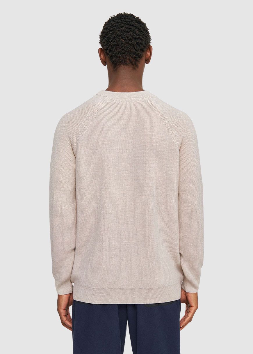 O-Neck Merino Wool Rib Knit O-Neck Merino Wool Rib Knit
