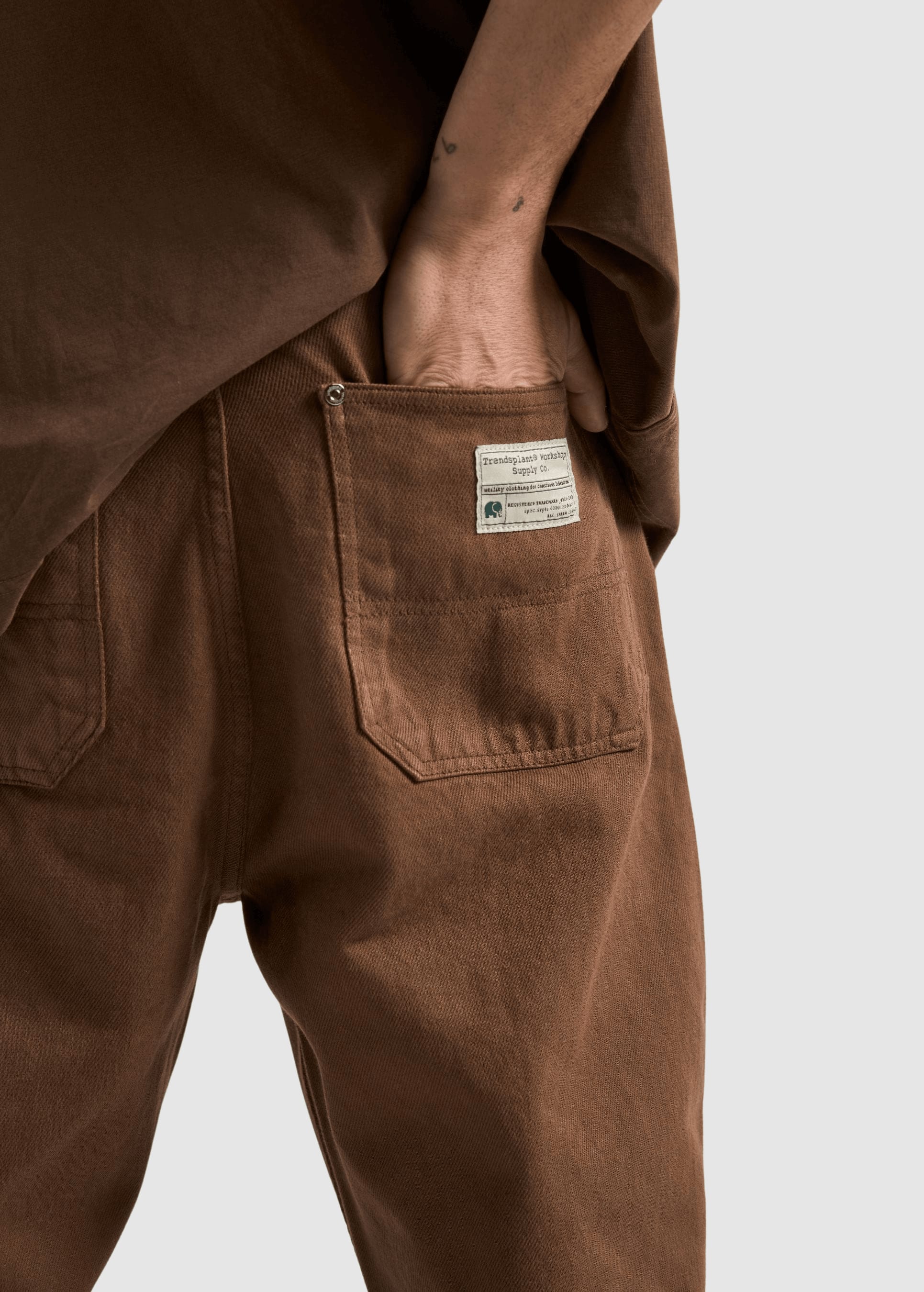 Operator Pants Saddle Brown